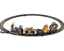 Lemax Village Collection Halloween Villages* Crazy Clown Express, Battery Operated #94486