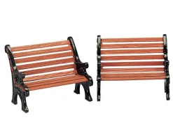 Lemax Village Collection Accessories* Park Bench, Set Of 2 #34895