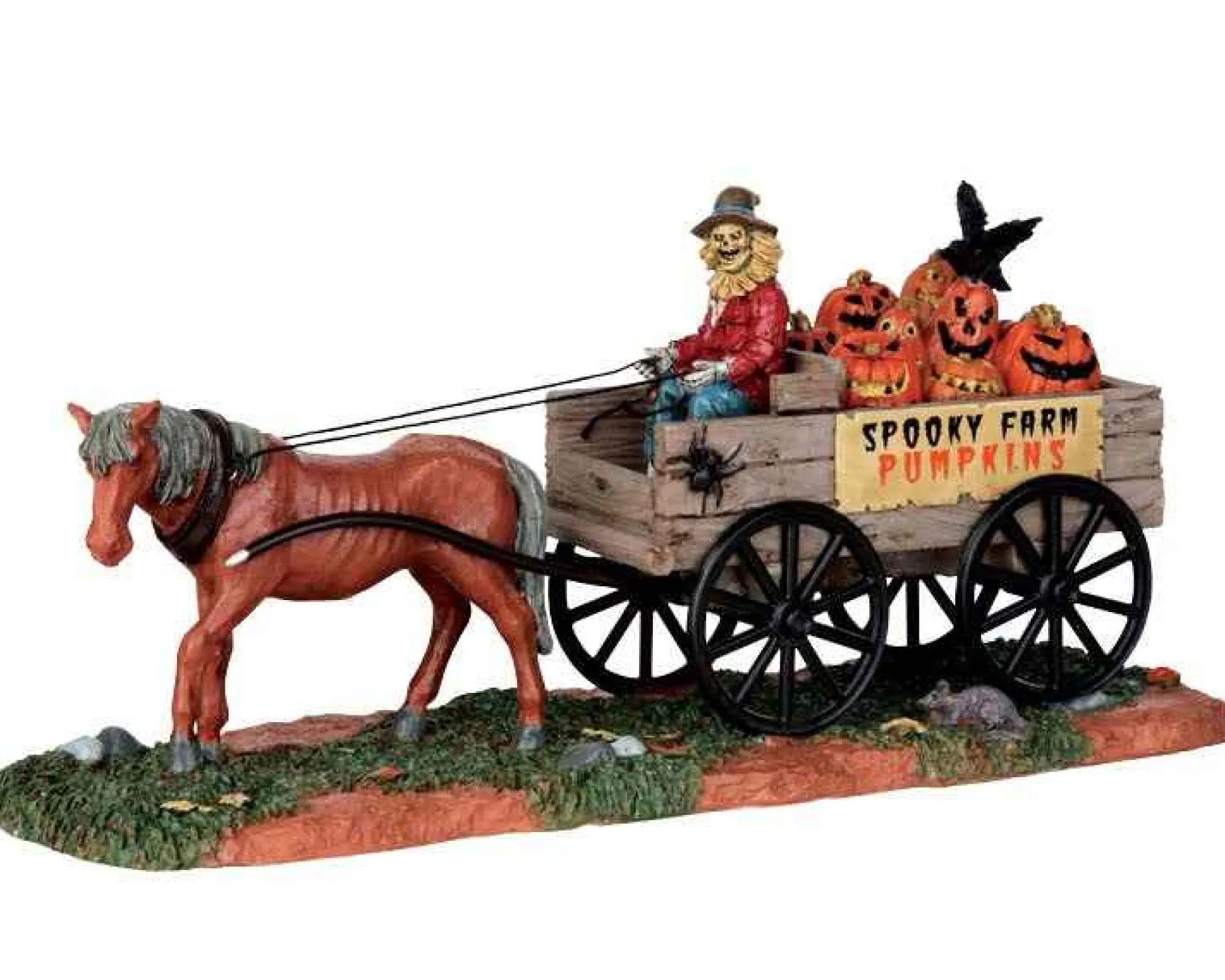 Lemax Village Collection Halloween Villages* Pumpkin Wagon Table Accent #53203