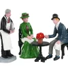 Lemax Village Collection Figurines* Cafe Society, Set Of 4 #02925