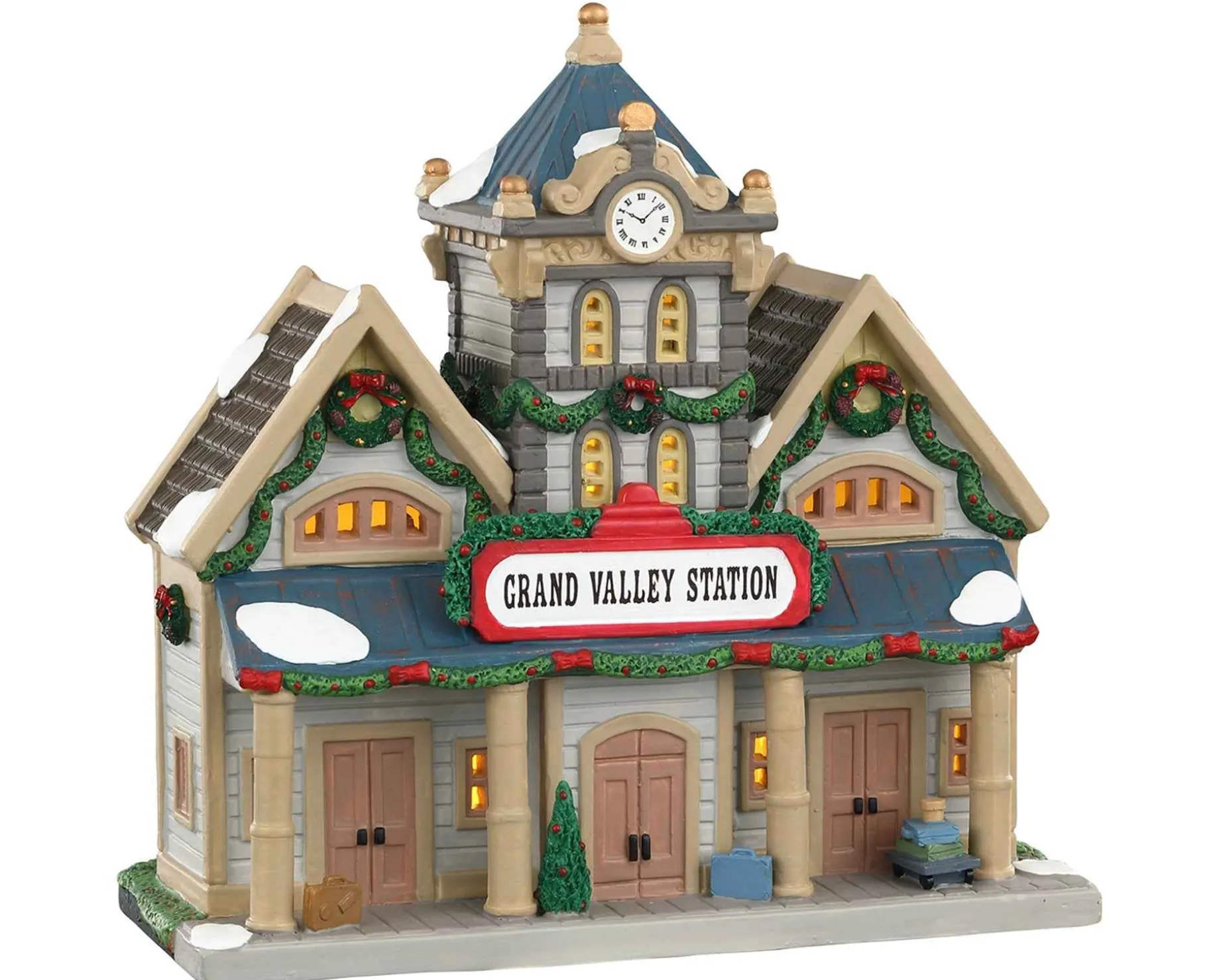 Lemax Village Collection Lighted Buildings* Grand Valley Station #05669