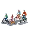 Lemax Village Collection New For 2023* Family Bike Ride, Set Of 4 #32220