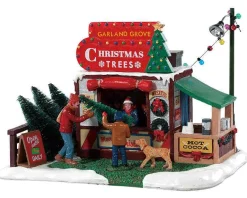 Lemax Village Collection Table Accents* Garland Grove Tree Lot #83354