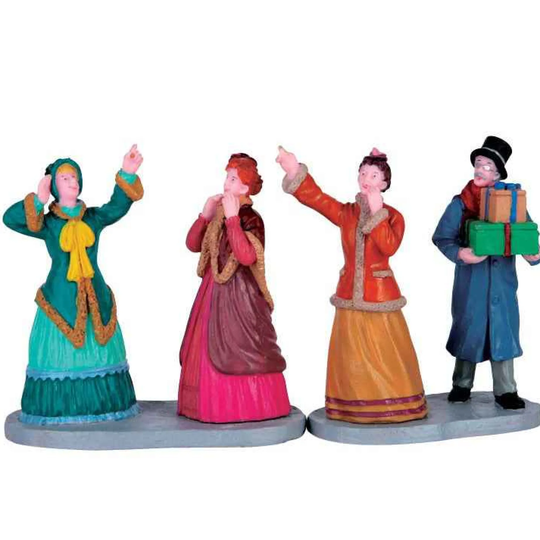 Lemax Village Collection Figurines* Window Shoppers, Set Of 2 #62451