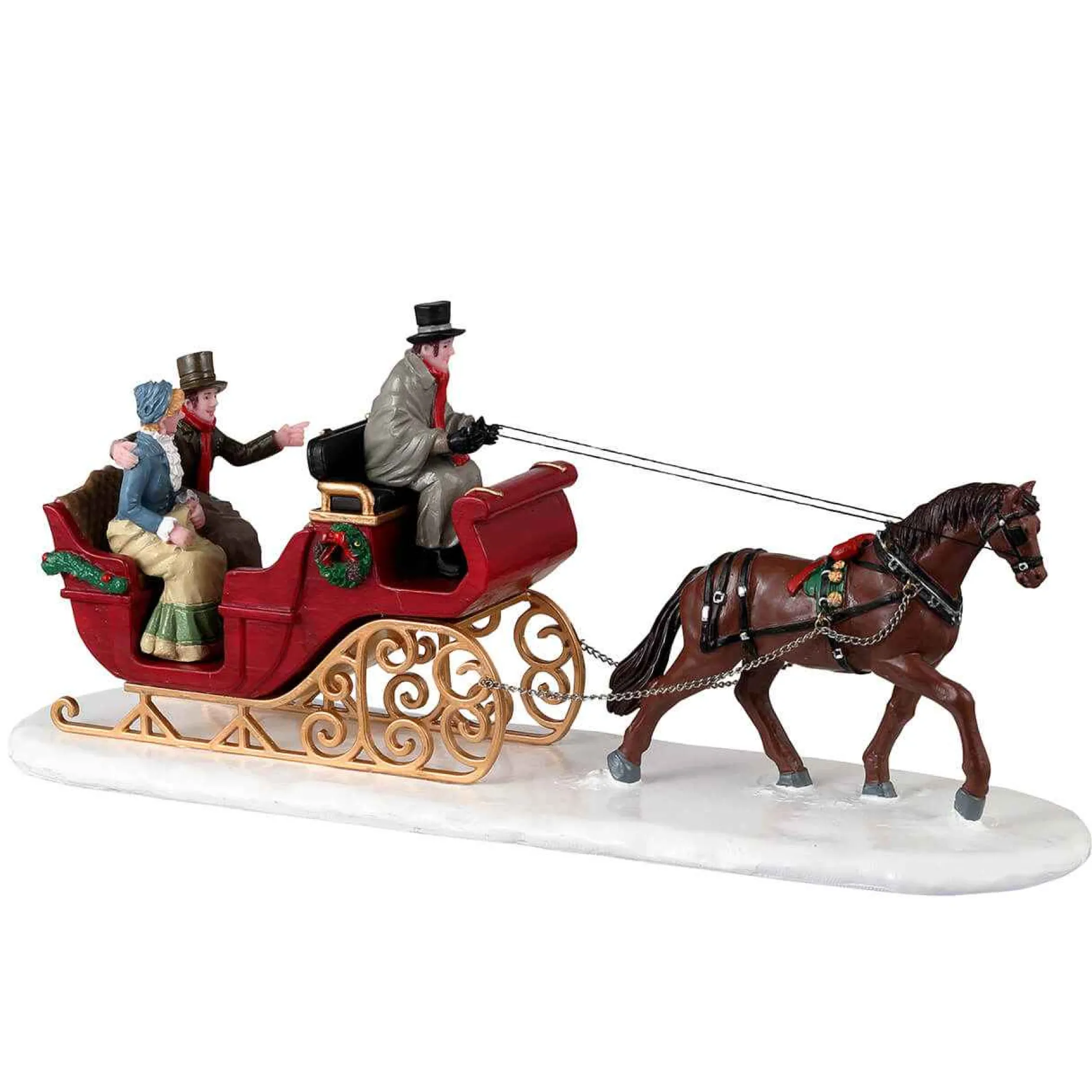 Lemax Village Collection Table Accents* Scenic Sleigh Ride #33620