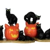 Lemax Village Collection Halloween Villages* Halloween Cats, Set Of 2 Figurines #12883