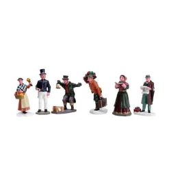 Lemax Village Collection Figurines* Townsfolk, Set Of 6 #92355