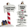 Lemax Village Collection Accessories* North Pole Signs, Set Of 2 #64455
