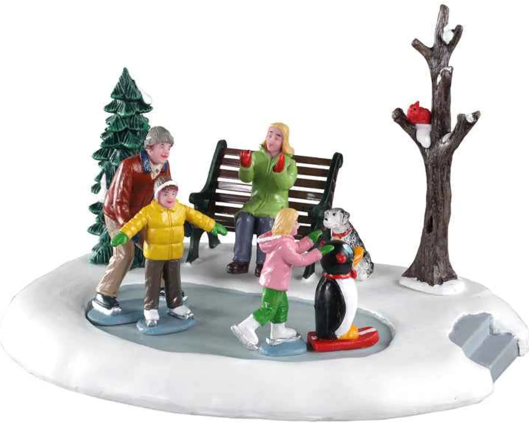 Lemax Village Collection Table Accents* Beginner Skaters #93424