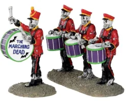 Lemax Village Collection Halloween Villages* Drum Corpse, Set Of 2 Figurines #32101