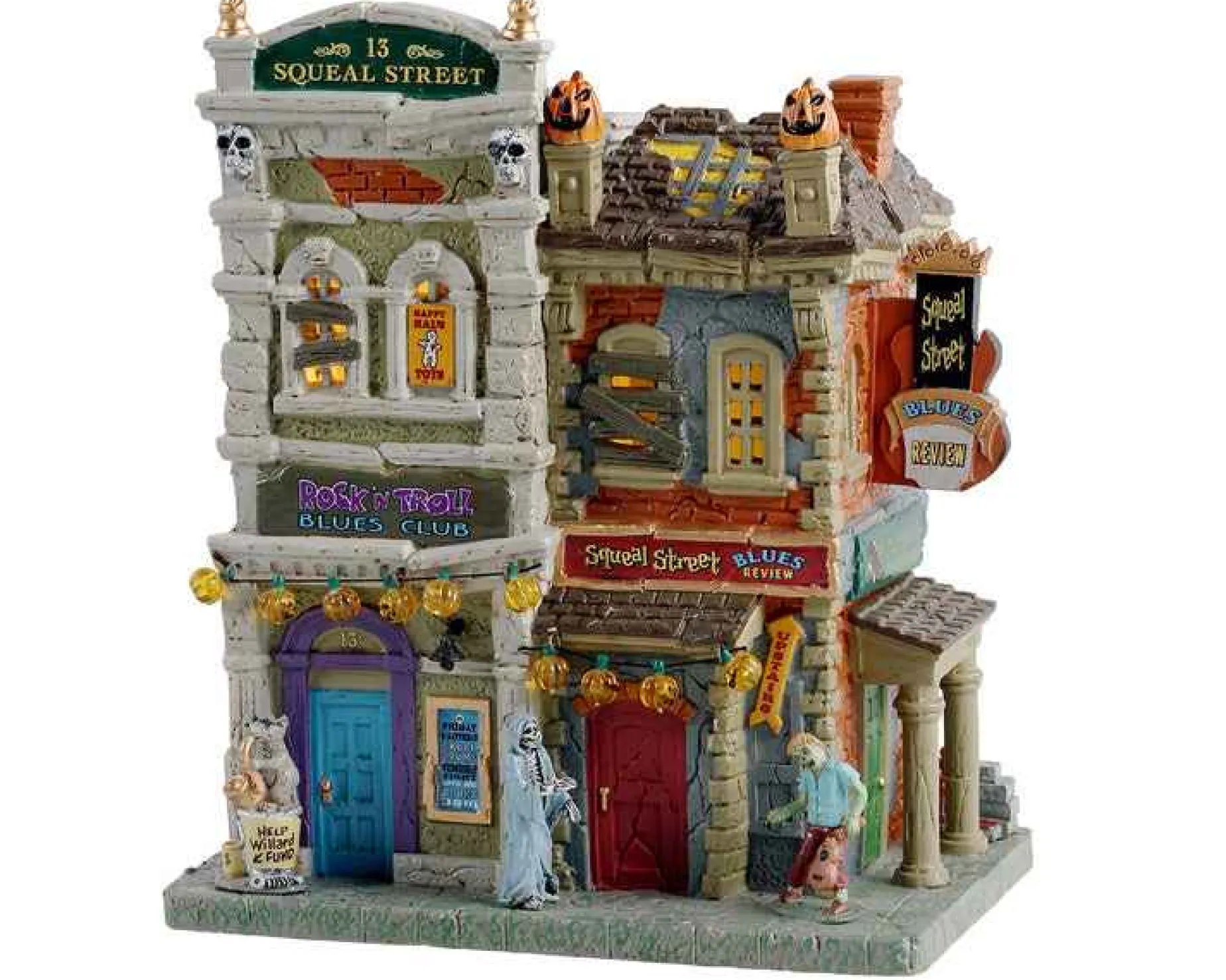 Lemax Village Collection Halloween Villages* Squeal Street Blues #15731