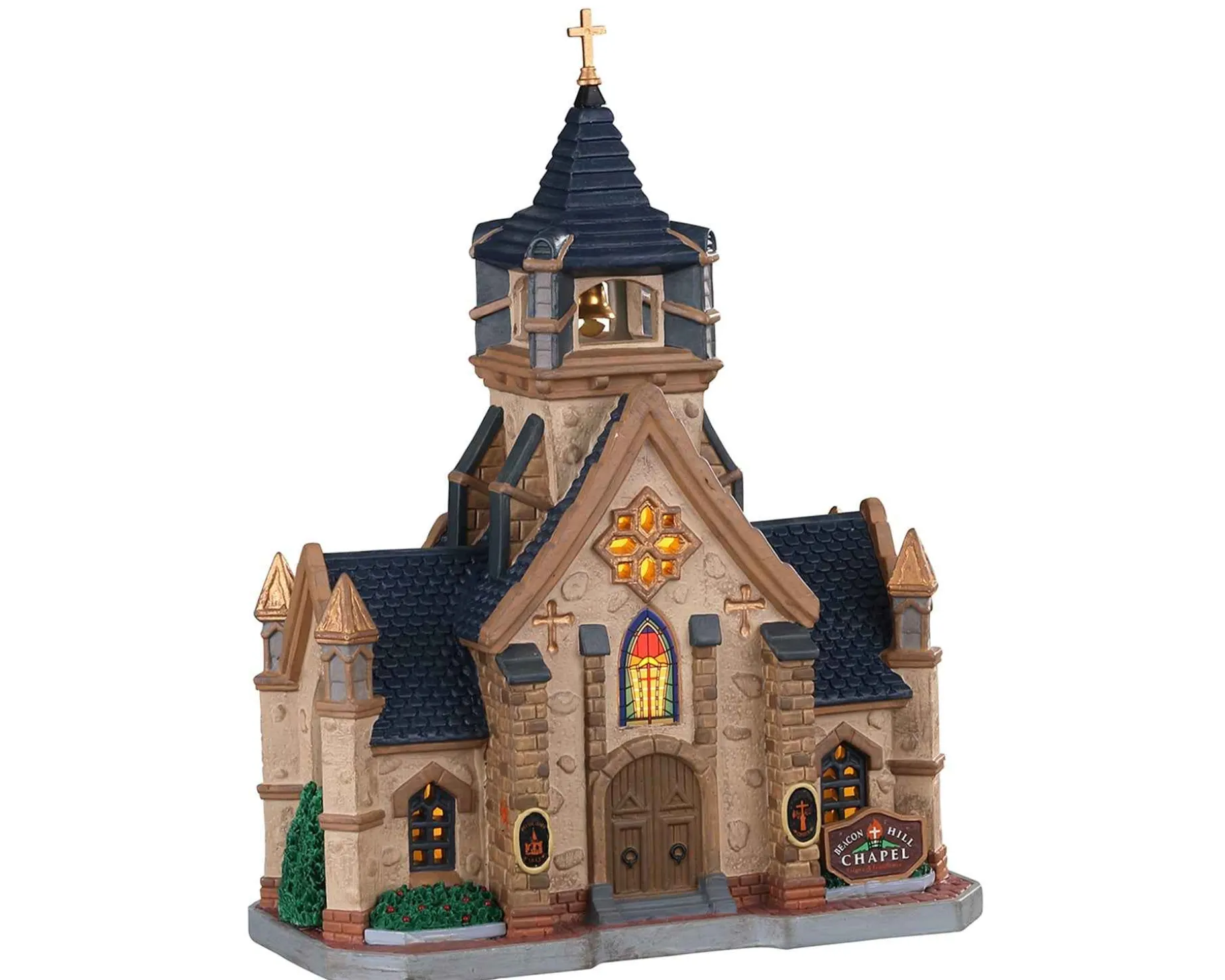Lemax Village Collection Lighted Buildings* Beacon Hill Chapel #05672