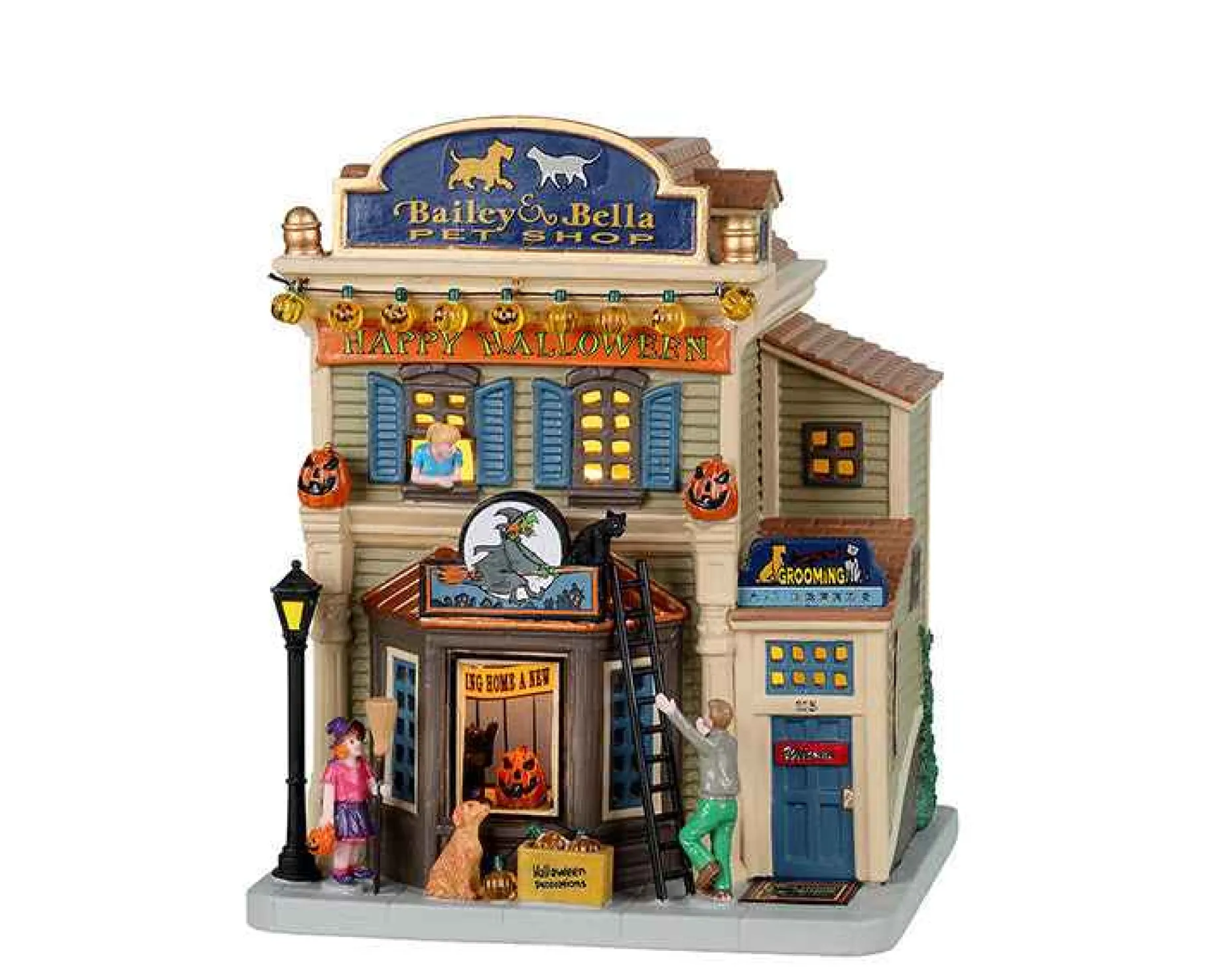 Lemax Village Collection Halloween Villages* Bailey & Bella Pet Shop #25853