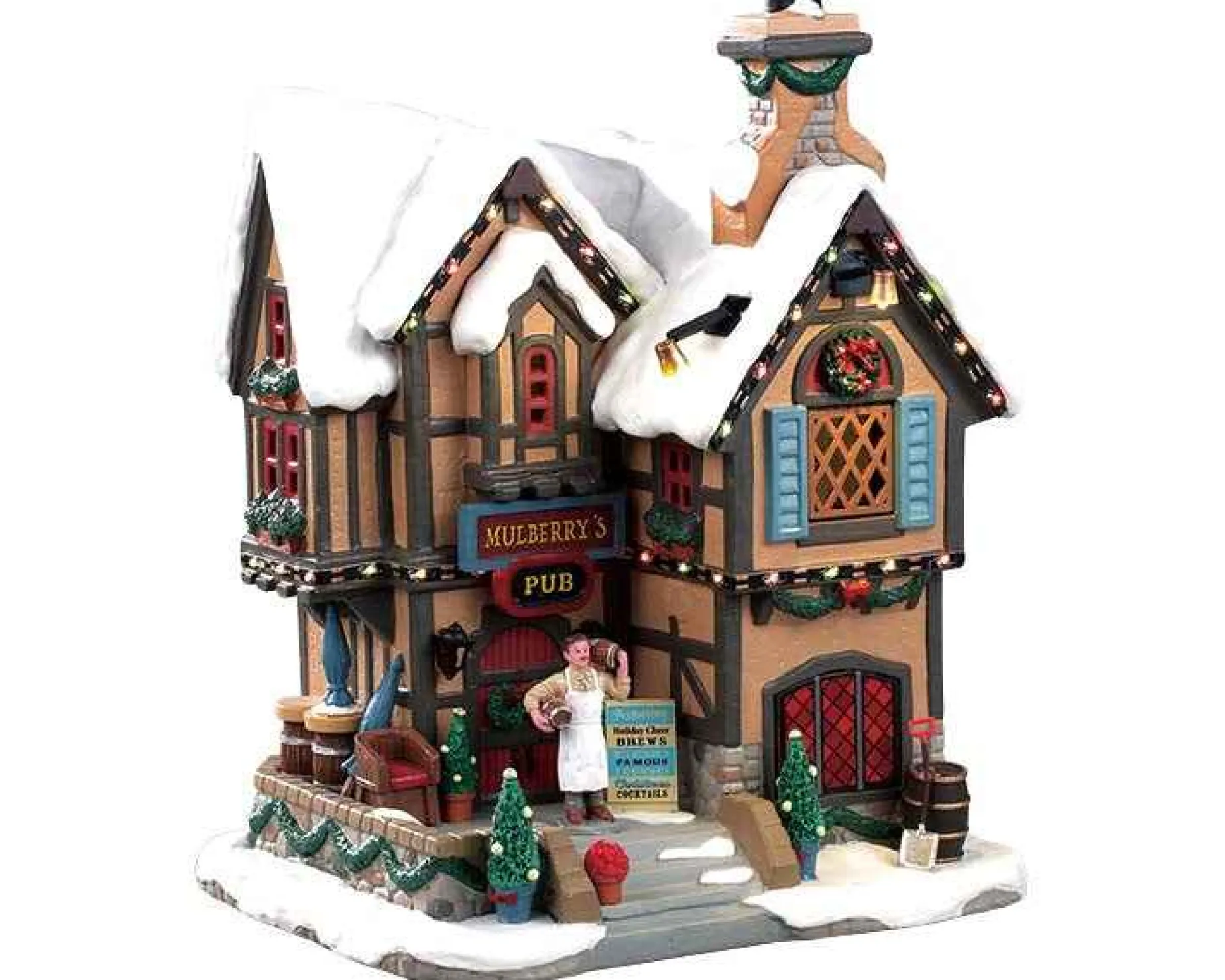 Lemax Village Collection Lighted Buildings* Mulberry's Pub #95469