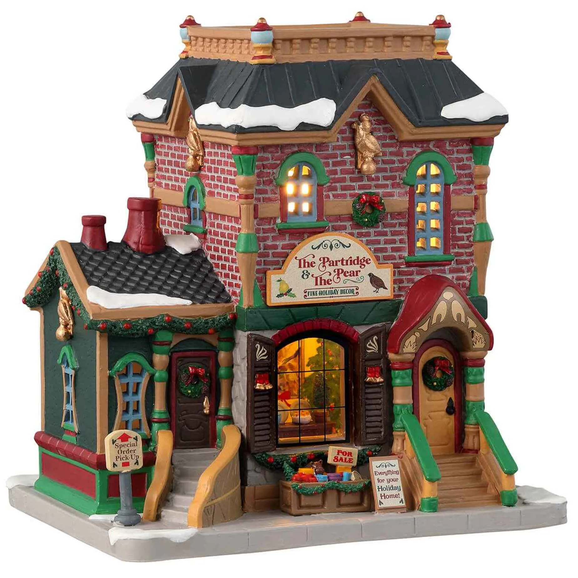 Lemax Village Collection Lighted Buildings* The Partridge & The Pear #35072