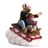 Lemax Village Collection Figurines* Sledding With Gramps #52084