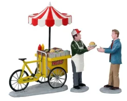 Lemax Village Collection Figurines* Taco Cart, Set Of 3 Figurines #12042