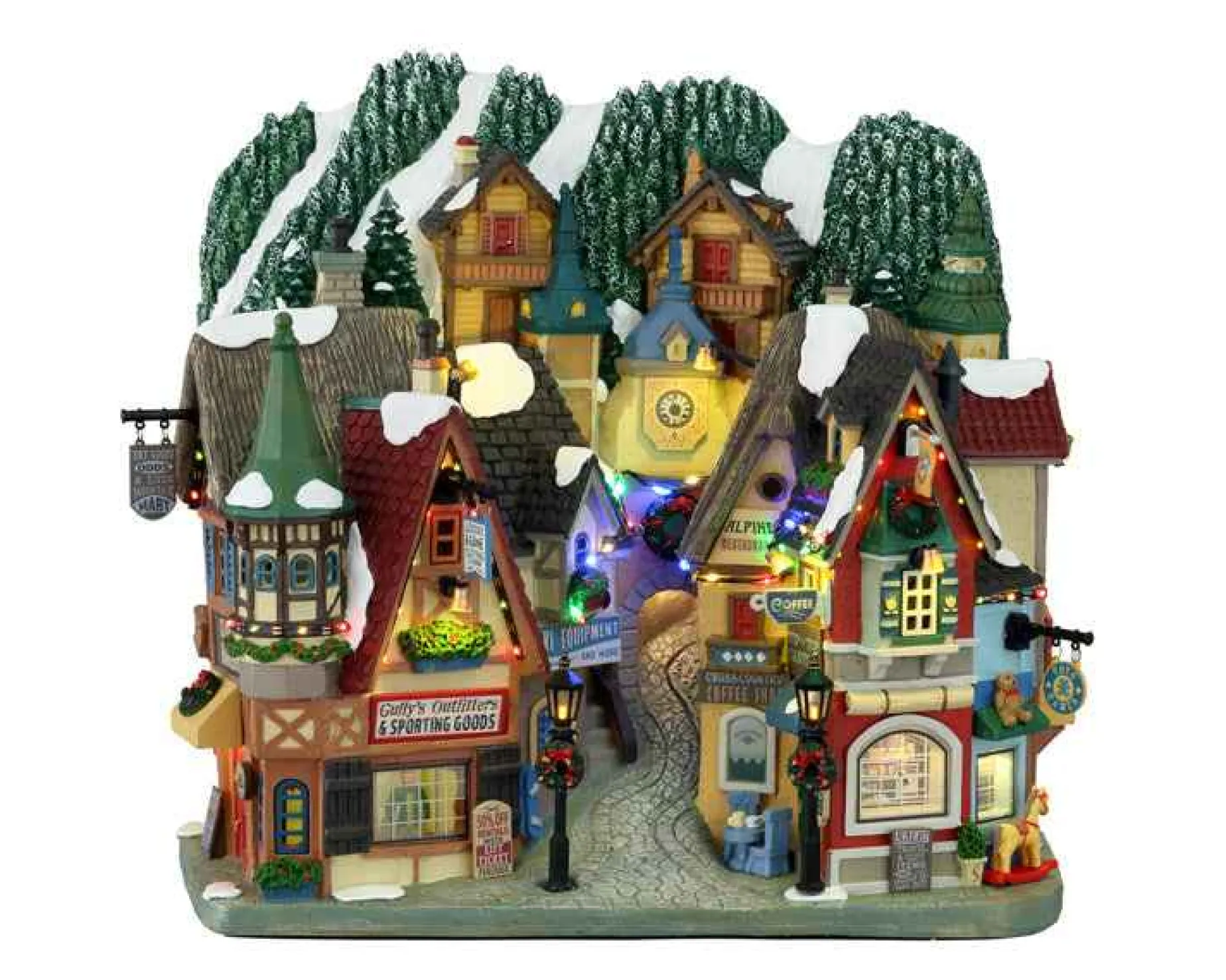 Lemax Village Collection Lighted Buildings* Hinterland Holiday, B/O Facade #15738