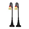Lemax Village Collection Accessories* Bell Ornament Lamp Post, Set Of 2 #54932