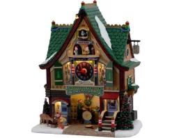 Lemax Village Collection Animated* Friendly Forest Clockworks, With 4.5V Adpator #15734