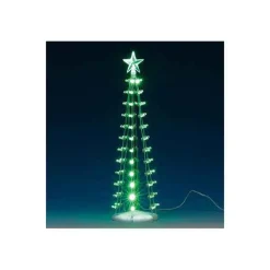 Lemax Village Collection Lighted Accessories* Lighted Silhouette Tree, Green #84399