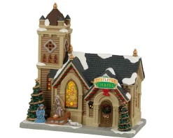 Lemax Village Collection Lighted Buildings* Mistletoe Chapel #25917