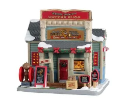 Lemax Village Collection Lighted Buildings* Bean Happy Coffee Shop #25929