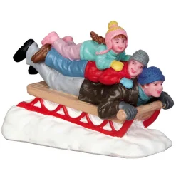 Lemax Village Collection New For 2023* Sledding With Dad #52329