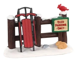 Lemax Village Collection Accessories* Sled Parking Only #04740