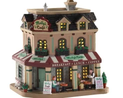 Lemax Village Collection Lighted Buildings* Molly's Corner Cafe #05687