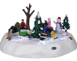 Lemax Village Collection Table Accents* Snowmobile Fun, B/O (4.5V) #24953