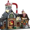 Lemax Village Collection Animated* Bell's Gourmet Popcorn Factory #75188