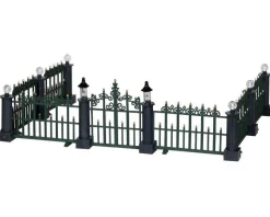 Lemax Village Collection Accessories* Classic Victorian Fence, Set Of 7 #24534