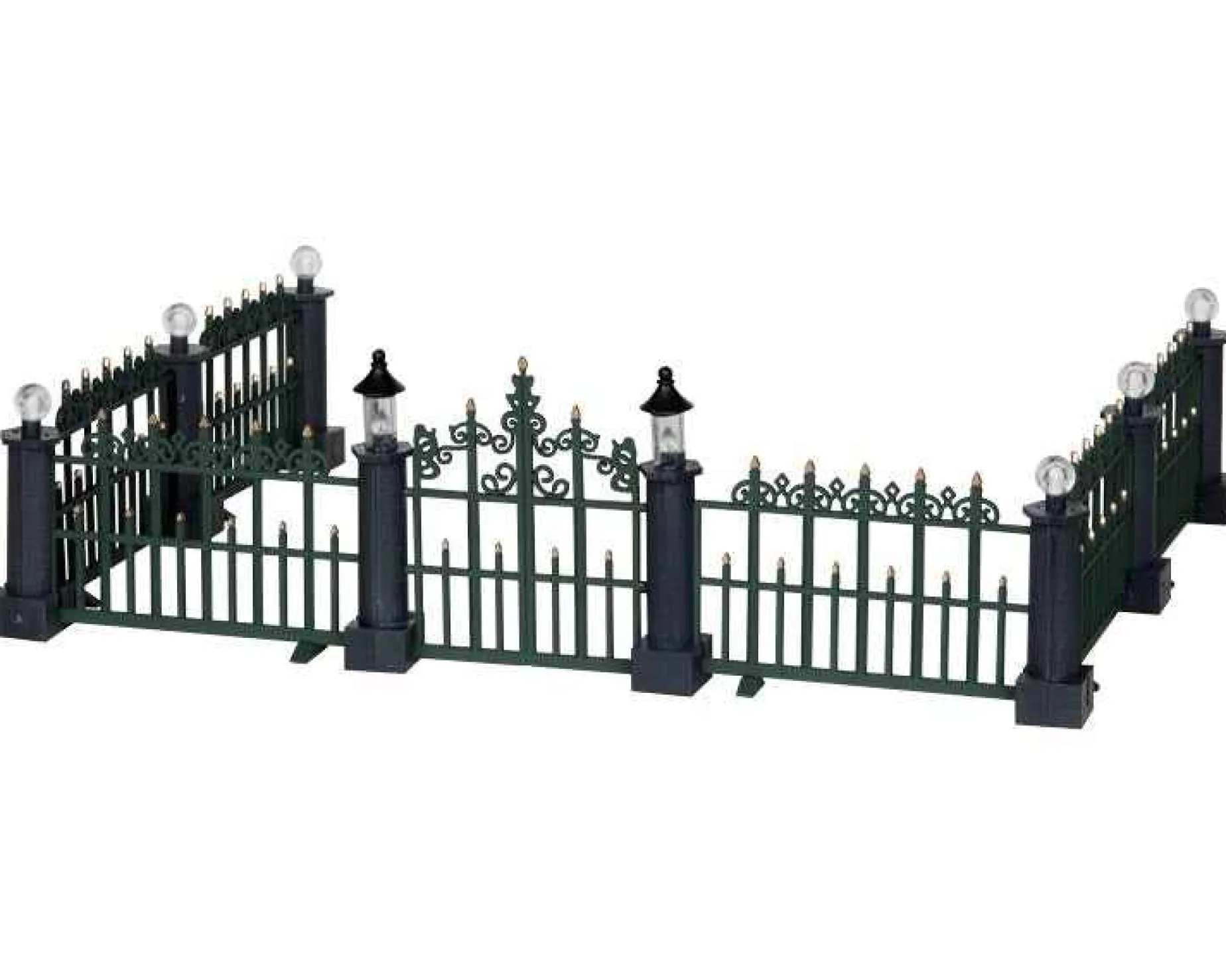 Lemax Village Collection Accessories* Classic Victorian Fence, Set Of 7 #24534
