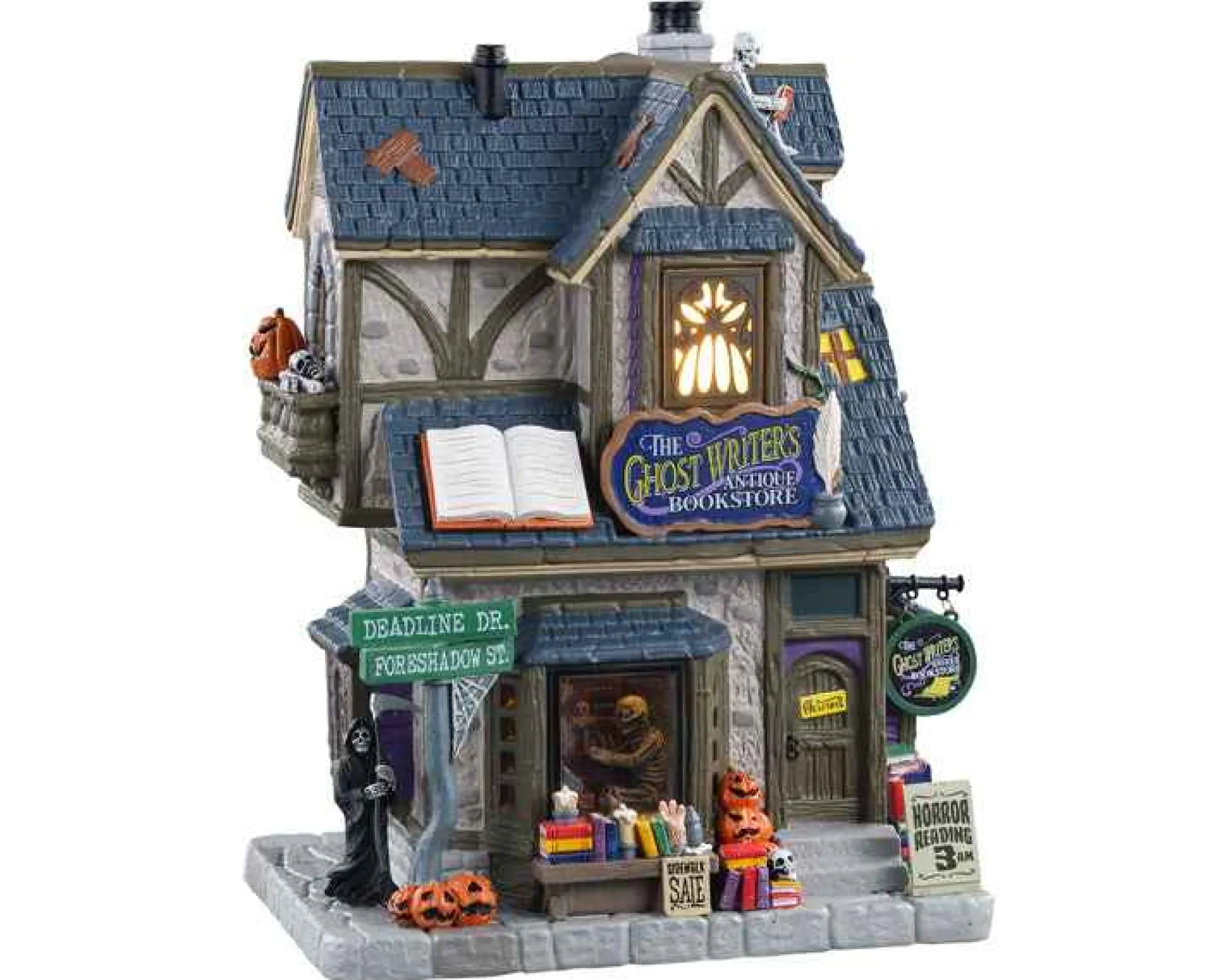 Lemax Village Collection Halloween Villages* The Ghost Writer's Antique Bookstore #15729