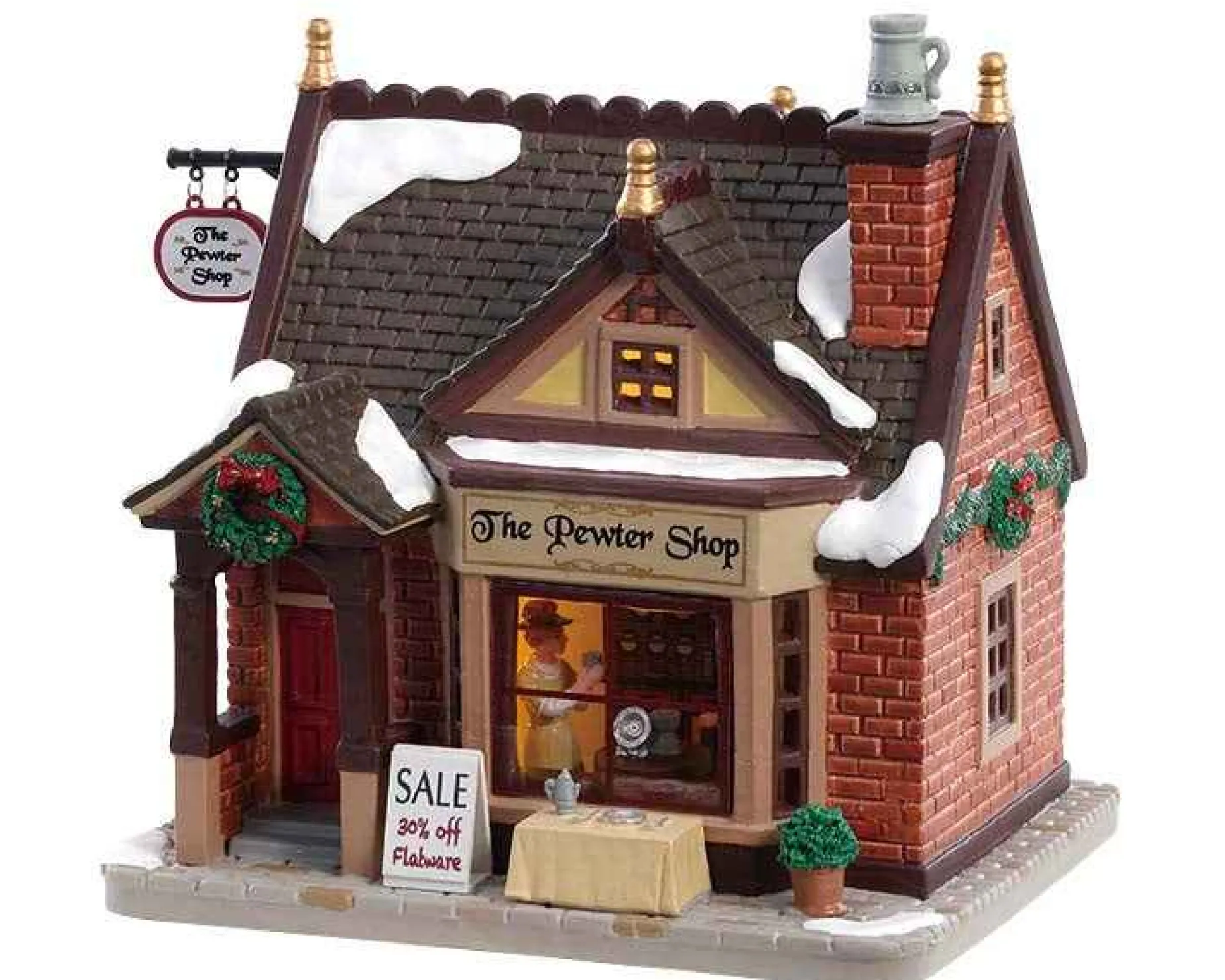 Lemax Village Collection Lighted Buildings* The Pewter Shop #85378
