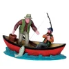 Lemax Village Collection Figurines* Canoe Catch #52344
