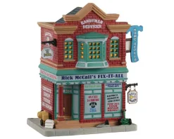 Lemax Village Collection Lighted Buildings* Rick Mccall's Fix-It-All #15781