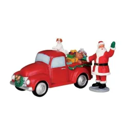 Lemax Village Collection Table Accents* Santa's Truck, Set Of 2 #53219
