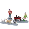Lemax Village Collection New For 2023* Puppy Parade, Set Of 3 #32226