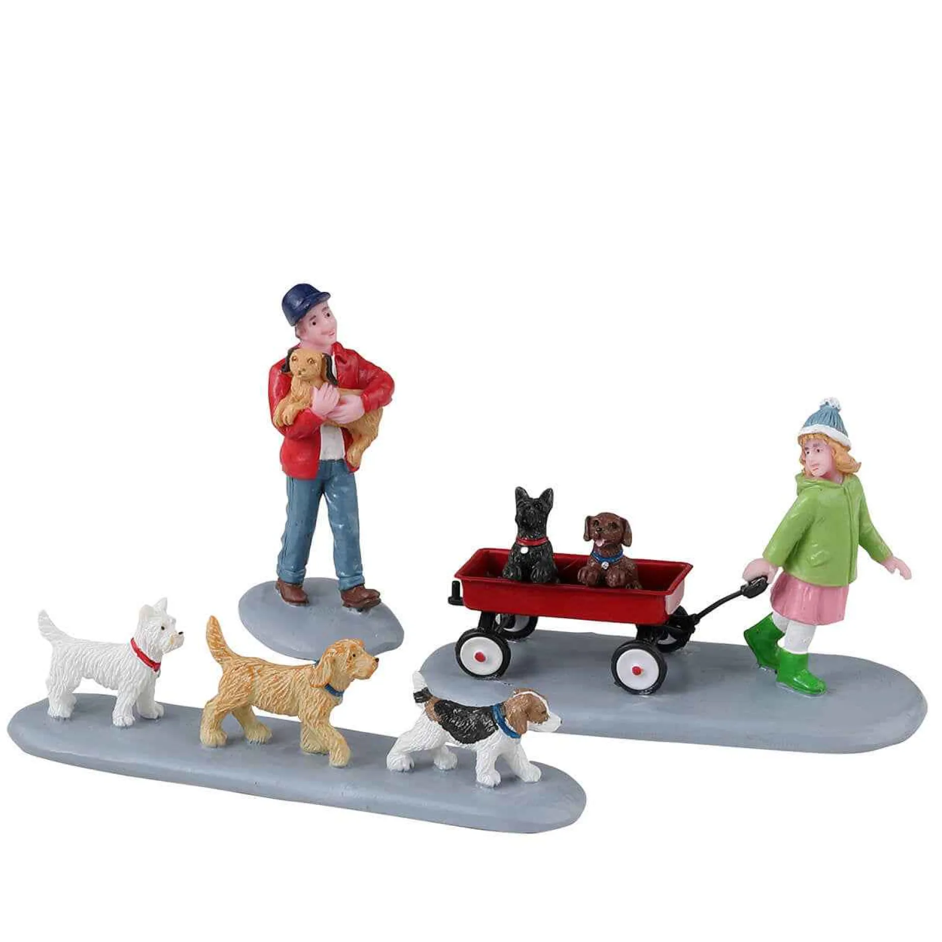Lemax Village Collection New For 2023* Puppy Parade, Set Of 3 #32226