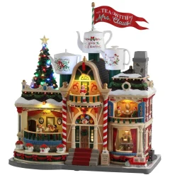 Lemax Village Collection Animated* Tea With Mrs. Claus, With 4.5V Adaptor #35018