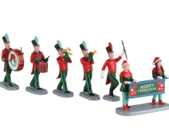 Lemax Village Collection Table Accents* Christmas On Parade, Set Of 6 #03515