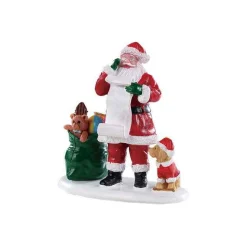 Lemax Village Collection Figurines* Naughty Or Nice Santa #92760
