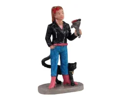 Lemax Village Collection Halloween Villages* Tattoo Katarina & Cat #12045