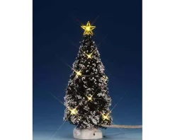 Lemax Village Collection Trees & Landscapes* Clear Light Evergreen Tree, Medium, B/O Lighted Accessory #74267