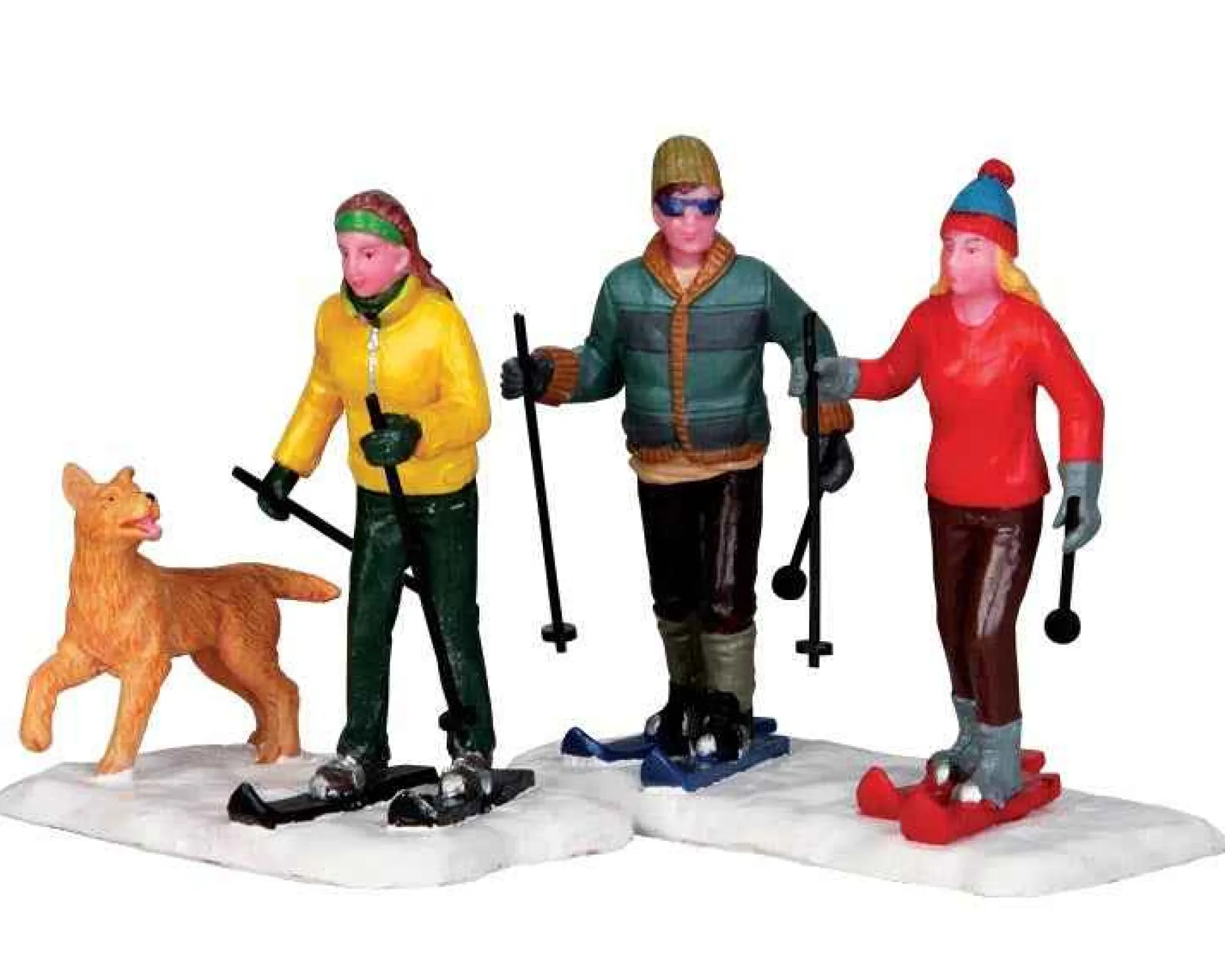 Lemax Village Collection Figurines* Cross-Country Friends, Set Of 2 Figurines #32131