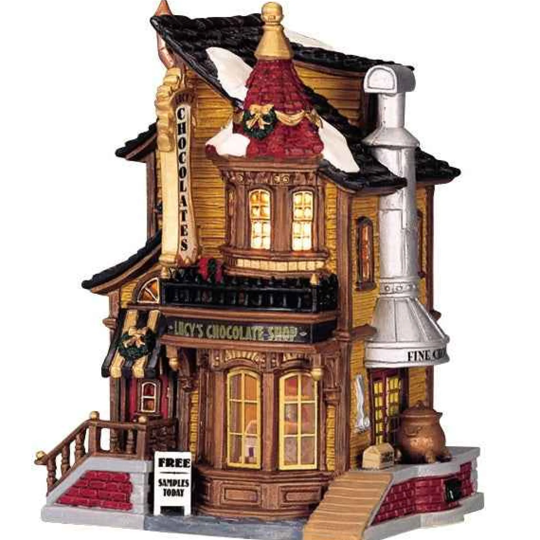 Lemax Village Collection Lighted Buildings* Lucy's Chocolate Shop #45052