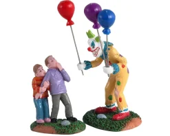 Lemax Village Collection Halloween Villages* Creepy Balloon Seller, Set Of 2 #12009