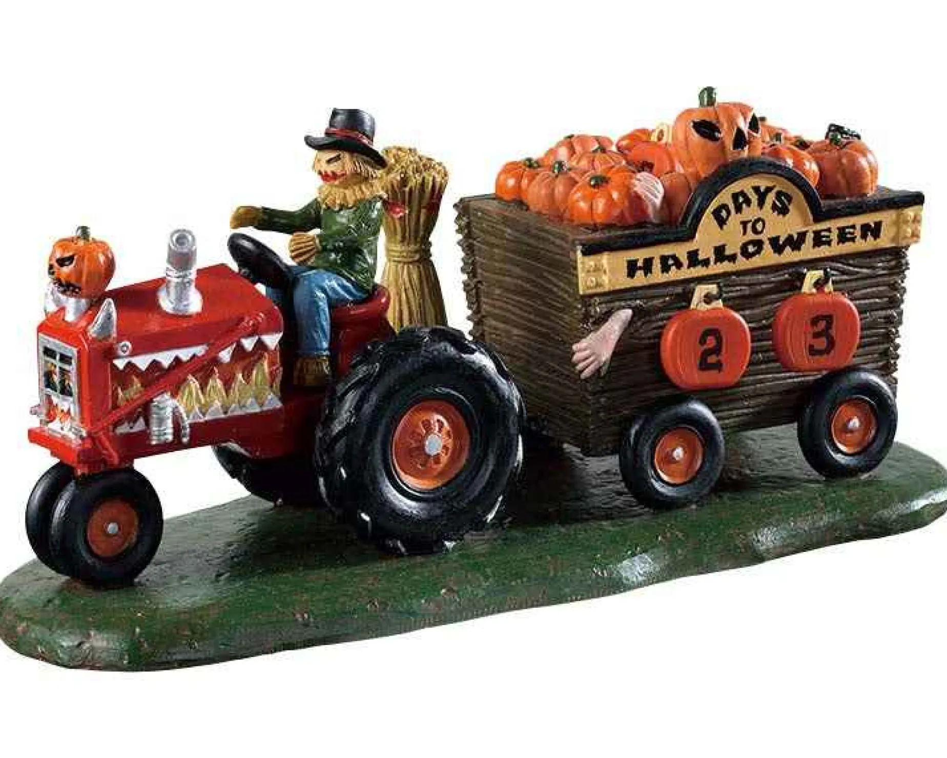 Lemax Village Collection Halloween Villages* Pumpkin Haul Countdown Table Accent #93414